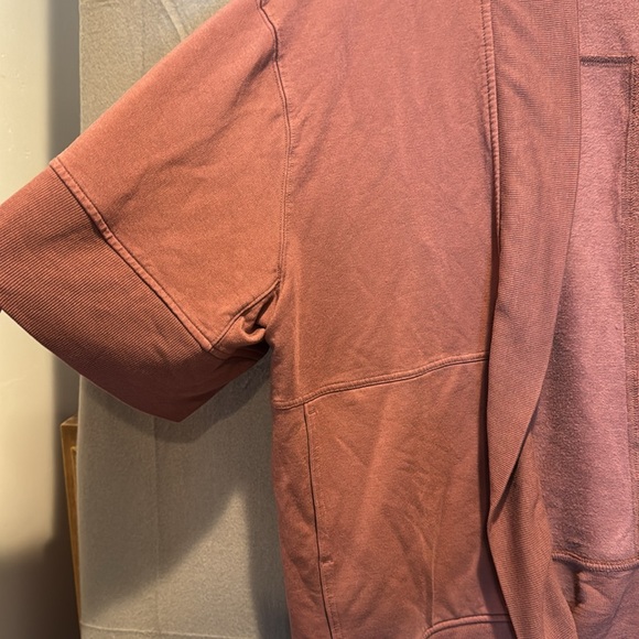 Athleta Rusty Mauve Open Front Cardigan - Picture 3 of 4